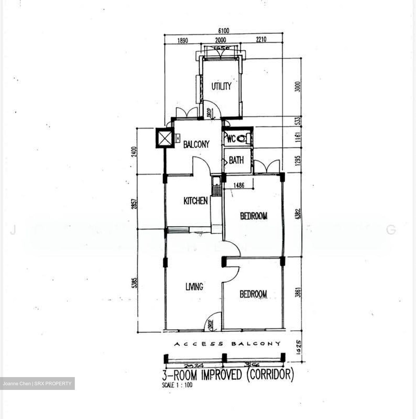Blk 110 Toa Payoh North (Toa Payoh), HDB 3 Rooms #595491841